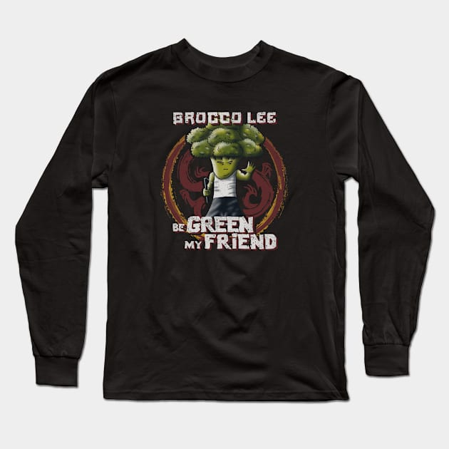 Brocco Lee Long Sleeve T-Shirt by NMdesign